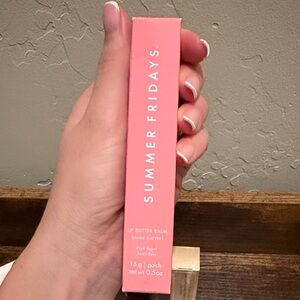 Summer Fridays Pink Lip Butter Balm - Soft Pink Hydration